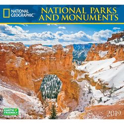 National Geographic National Parks & Monuments 2019 Calendar