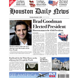 New President Fake Newspaper Page