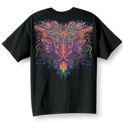 Psychedelic Lion Face T-Shirt