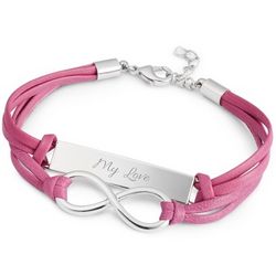 Pink Infinity Friendship Bracelet