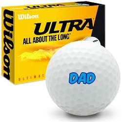 Dad Wilson Ultra Ultimate Distance Golf Balls