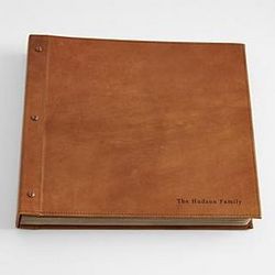 Personalized Leather Family Story Photo Album