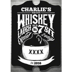 No. 7 Whiskey Personalized Bar Sign