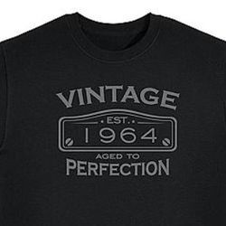 Personalized Men's Classic Vintage Birthday Sign T-Shirt