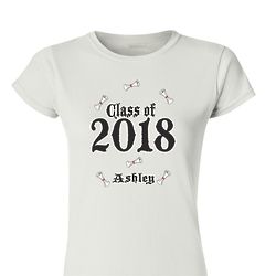 Personalized Graduation Ladies Fitted T-Shirt