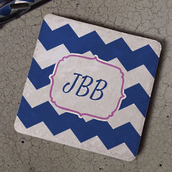 Monogrammed Personalized Porcelain Coasters