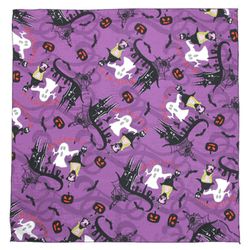 Glow in the Dark Witches and Ghosts Halloween Bandana