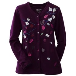 UltraSofts Embroidered Cardigan