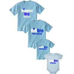 Biggest to Baby Brother Shirt