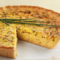 Caramelized Onion and Bacon Quiche