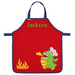 Personalized Monsters Quilted Youth Apron