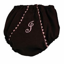 Chocolate Pink Corduroy Diaper Cover
