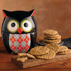 Owl Cookie Jar Gift Set