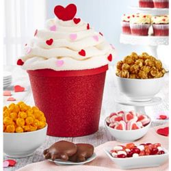 Valentine's Cupcake Snack Gift Box