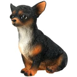 Chihuahua Puppy Figurine in Black
