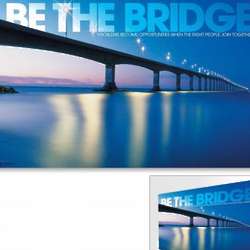 Be the Bridge Infinity Edge Wall Decor