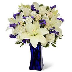 Deluxe Beyond Blue Bouquet of Flowers