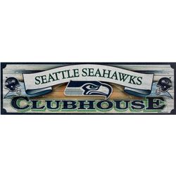 Seattle Seahawks 9x30 Country Wood Sign