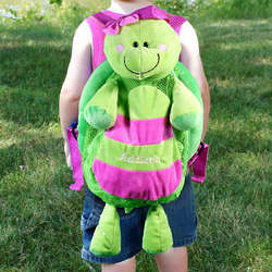 Embroidered Silly Turtle Sac