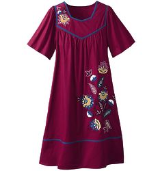 Women's Woven Applique Dress