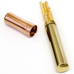 Copper & Brass Toothpick Case
