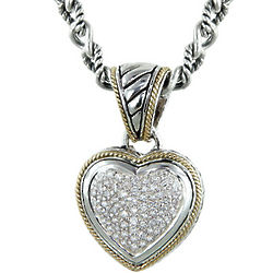 Balissima Diamond Heart Necklace