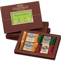 Happy Birthday Folio Gift Box with Squares Chocolates