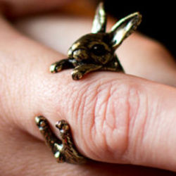Some Bunny Loves You Wrap Ring