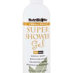 Super Shower Gel Non-Soap Shampoo with Fresh Fruit Scent