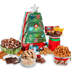 Sweet Treats Christmas Gift Tower
