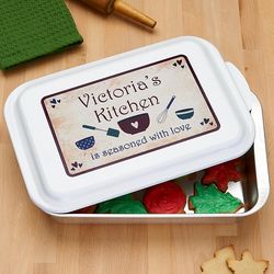 Personalized Seasoned with Love Baking Pan