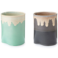 Porcelain Drip Landscape Cup