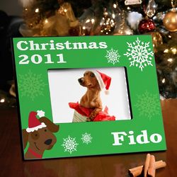 Personalized Merry Woof-mas Picture Frame