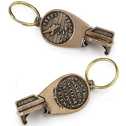 Beers Not Bombs Keychain and Bottle Opener