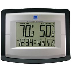 Wireless Temperature Station with Solar Power Sensor