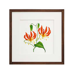 Tiger Lily Quilled Paper Art