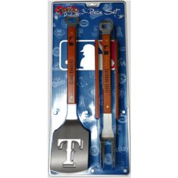 Texas Rangers 3-Piece Sportula BBQ Tool Set