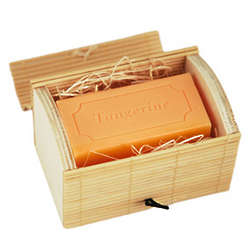 Eco-Friendly Bamboo Treasure Box Soap Favor