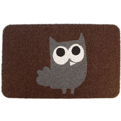 Whoo's at Your Door Owl Doormat
