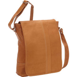 Leather Deluxe Square Messenger Bag