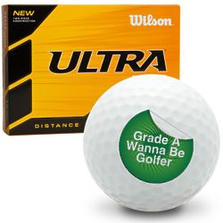 Golf Wanna Be Ultra Ultimate Distance Golf Balls