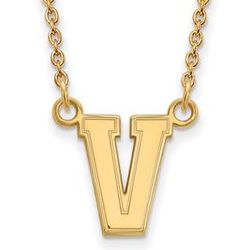 Vanderbilt Small 14k Yellow Gold Pendant 18" Necklace