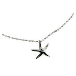 Tiffany Style Sterling Silver Starfish Anklet