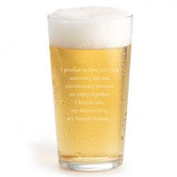 Classic Beer Pint Glass
