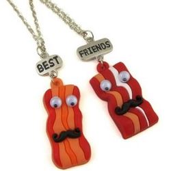 Best Friends Bacon Necklaces