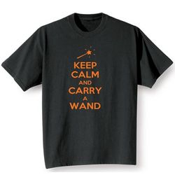 Keep Calm and Carry a Wand T-Shirt