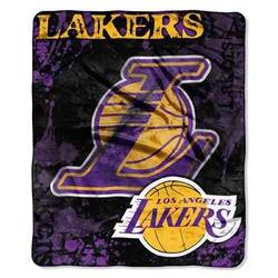 Los Angeles Lakers Logo Plush Throw Blanket