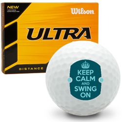 Keep Calm and Swing On Ultra Ultimate Distance Golf Balls