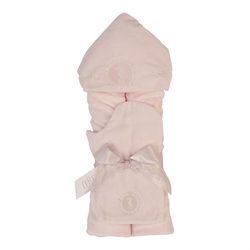 Pink Seahorse Hooded Towel and Washcloth Set