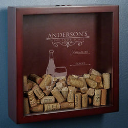 Wine Snob Scale Personalized Wine Cork Keeper
